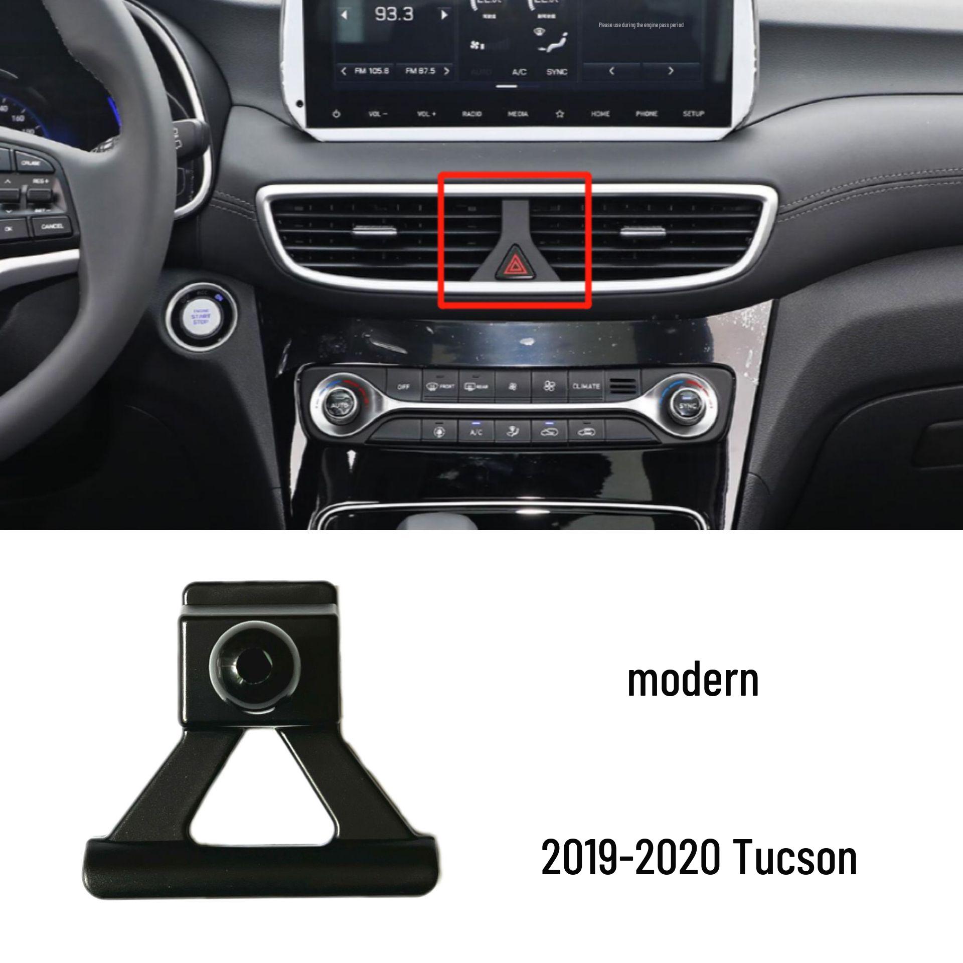 

Custom Hyundai Tucson 2019 Car Phone Holder - Interior Clip-on Gravity Mount