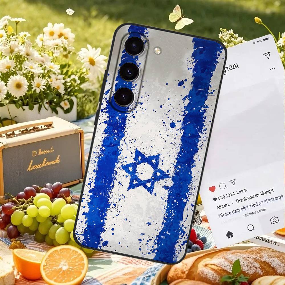 Чехол для телефона со символом Звезда Давида для Samsung Galaxy S21 S22 S23 S24ULTRA S25ULTRA FE Ultra Plus5G A52S Мягкий чехол S235G
