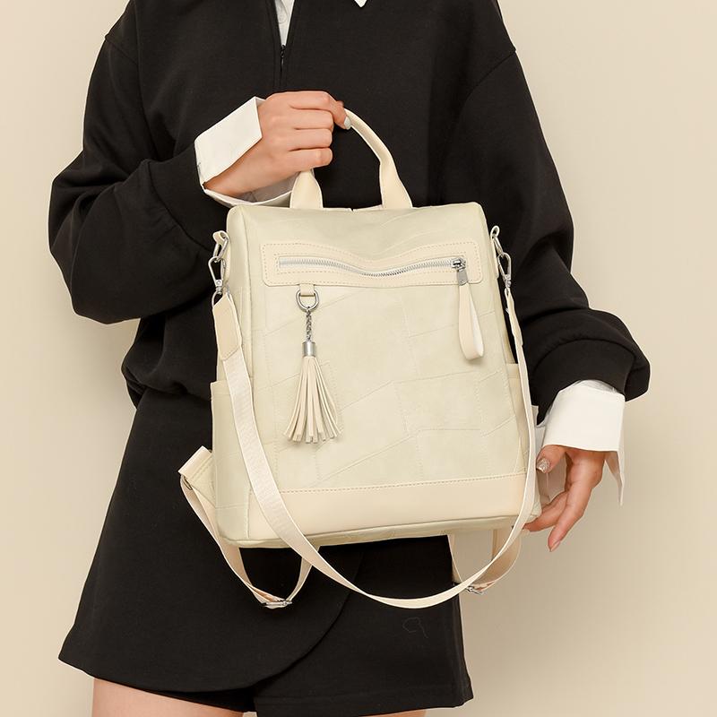 Женский кожаный рюкзак — фото 7