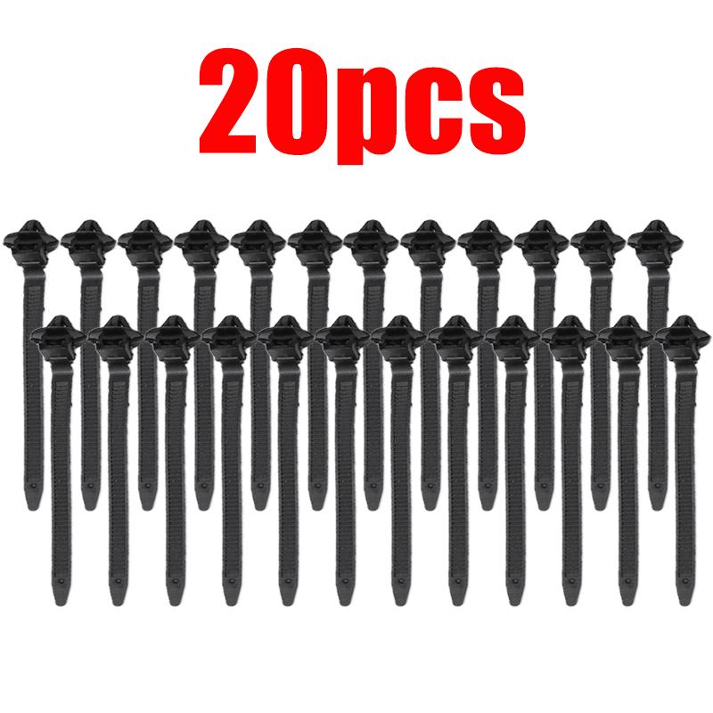 Universal Fixed Nylon Cable Ties Vehicle Motorcycle Cable Ties Car Harness Ties Fastener Clips Storage Organizer Tie Buckles