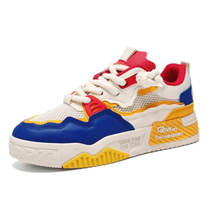 Breathable Sports Casual Shoes 2025 New Design Couple Shoes Men's Bread White Shoes Polyurethane Sole Waterp