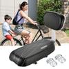 Child Cycling Rear Seat Saddle With Armrest And Footrest Pedal Kid Bicycle Back Seat Mat Including Backrest For Cycling Part