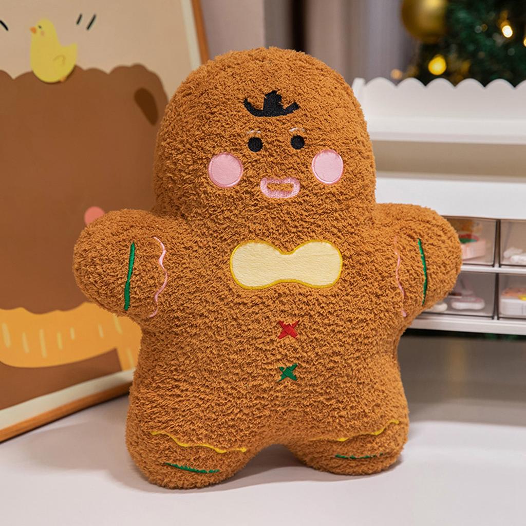 Christmas Pillow Doll Christmas Tree Gingerbread Living Room Sofa Plush Toy Cushion Ornaments Girls Gift