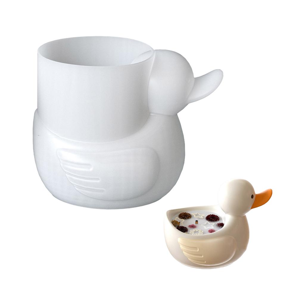 Creative Duck Shape Silicone Mold For Resin Crafts Jewelry Making And Succulent Planter Design