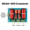 250W 2 High 1 Low 3-Way Crossover HiFi Audiophile Grade Home Speaker Crossover Solderless WEAH-360 for Speaker Modification