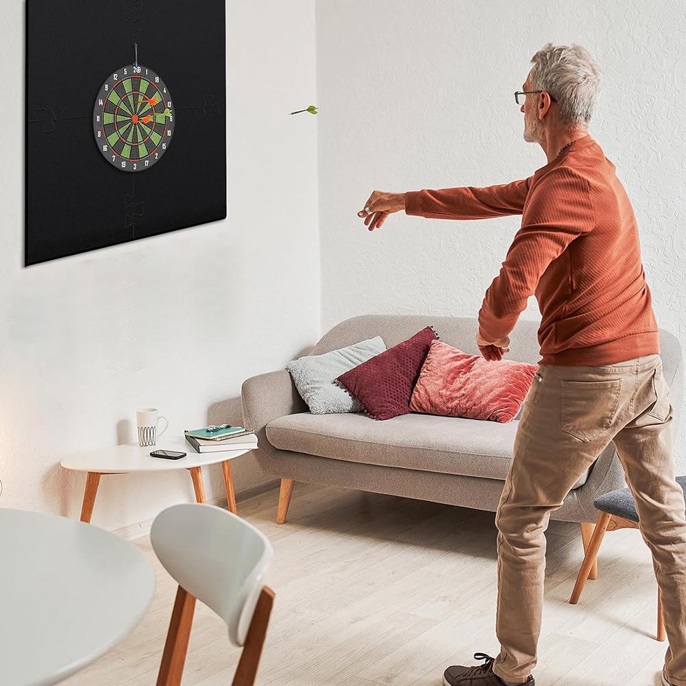 Splicing Dartboard Surround Wall Protector Square Dartboard Surround Lightweight Dartboard Backboard for Games