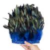 1 Meter Fluffy Natural Rooster Feather Trim Fringe Wedding Decoration Carnival Accessory Sewing Feather Ribbon 15-20 CM