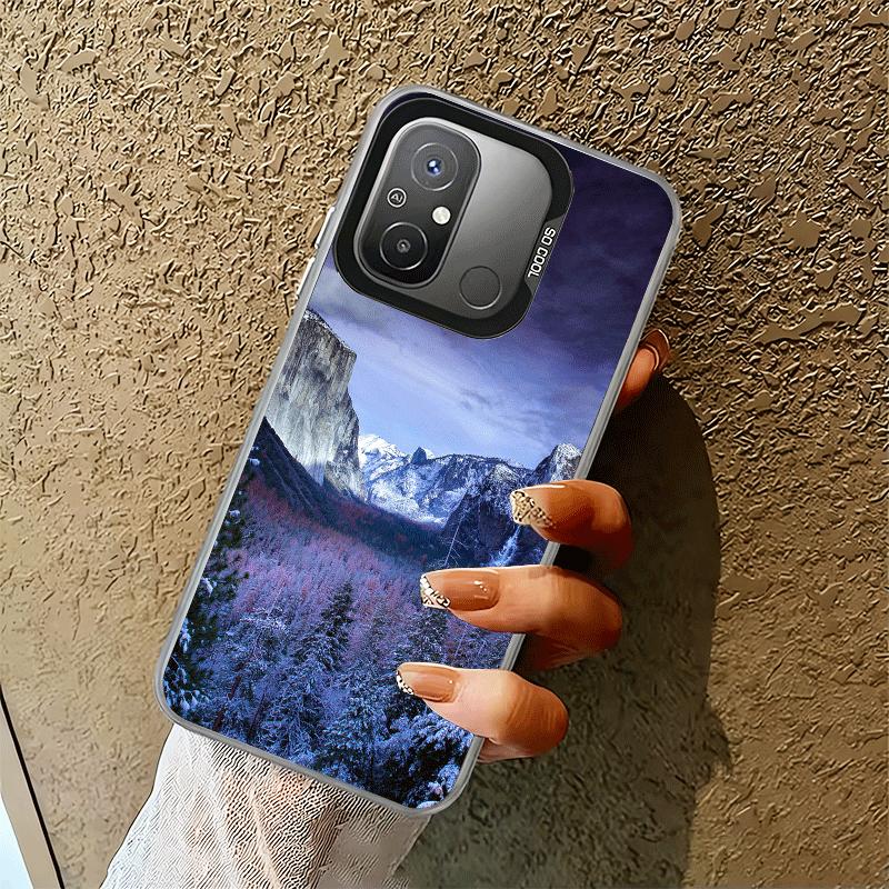 Mountain Peaks Landscape Shockproof Phone Case for Xiaomi Poco X7 X6 X5 X3 Pro F7 Ultra M8 Redmi 15C 15 14C 13C 12C 10C 13 12 10
