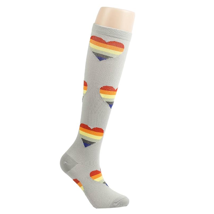 Damen Herren Gestreifte Oberschenkelhohe Strümpfe Über Knie Socken Warme Lange Socken Kompressionsstrumpf