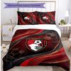 Set Lenzuola Stampato Calcio Bournemouth 3 Pezzi, Comodo Set Copripiumino per Camera da Letto Amico della Pelle