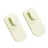2 Pairs Wall Mounted Adhesive Hook Remote Control Organizer Adhesive Hook Holder for Bedroom Kitchen Bathroom