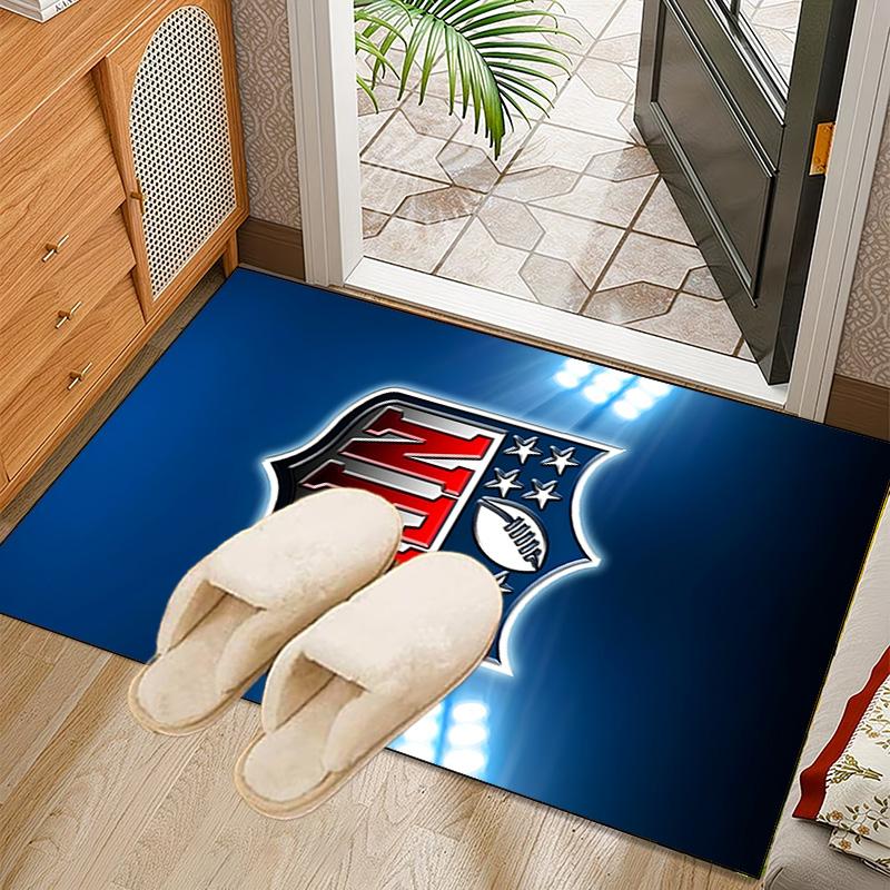 Tappeto Collezione Squadre NFL Tappeto per Ufficio Tappetino Antiscivolo, Tappeto per Sedia Copertura Pavimento per Gaming, Camera da Letto, Soggiorno, Decorazione Casa Regalo di Natale