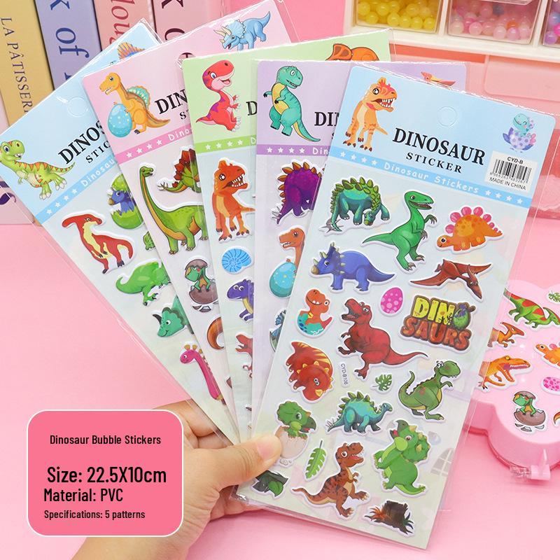 Cross-Border Multi-Style Cute Cartoon Bubble Stickers for Kids