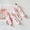 Cute Rabbit Craft Knife Portable Mini Box Cutter for Students Cartoon Retractable Utility Blade for Package Unboxing Cutter
