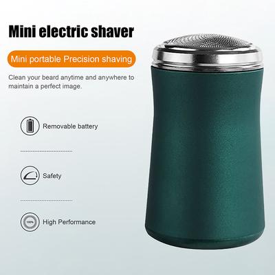 Portable Mini USB Charging Electric Shaver for Men - Dual-purpose Dry and Wet Shaving, Water-resistant, Suitable for Home Use.