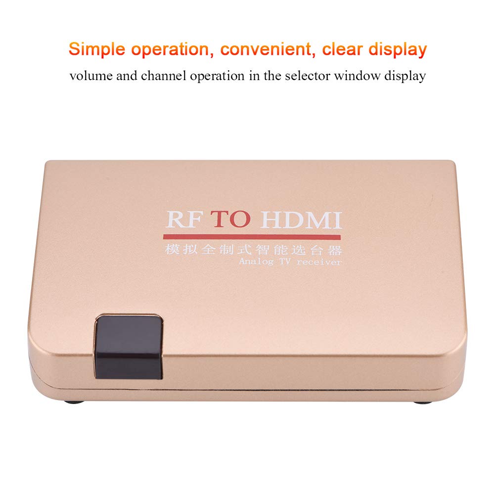 Fosa RF To HDMI RF To HDMI Converter Converter, 100-240V Voltage, (Gold, US)