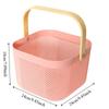 Plastic Fruit and Vegetable Drainage Basket Large Capacity Towel Storage Basket  Living Room
