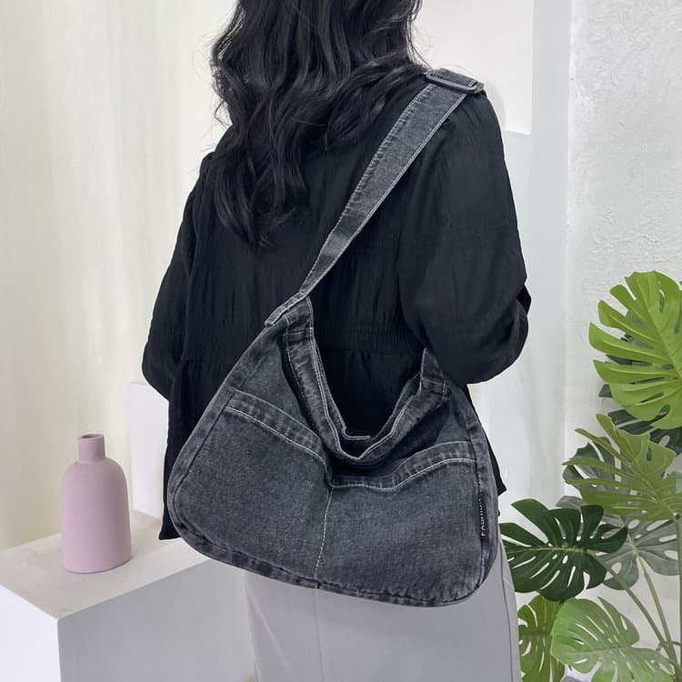 Ladies Washed Denim Bag Crossbody Bag Shoulder Bag