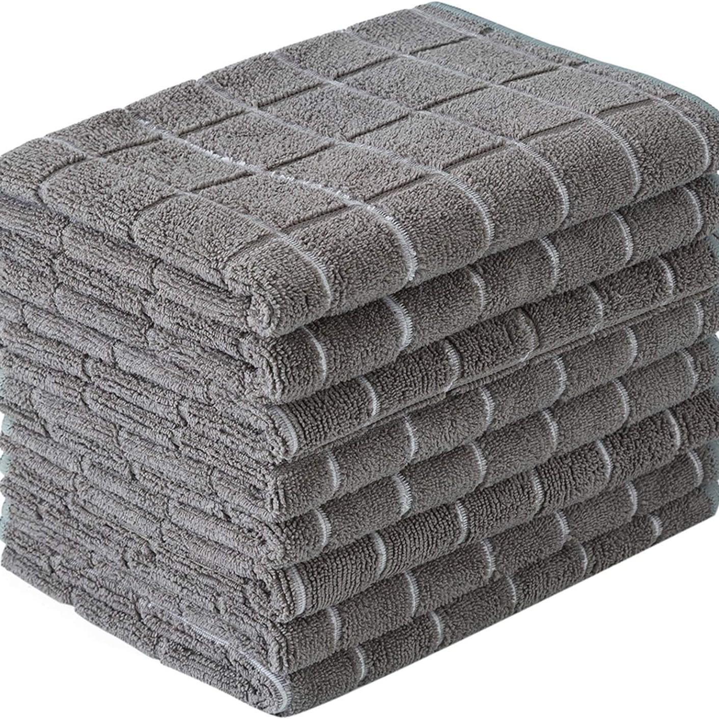 

Non-Stick Oil and Lint-Free Super Absorbent Dishcloth - Thick, Multipurpose Towel for Kitchen, Cleaning, and More 45x65 (Single)