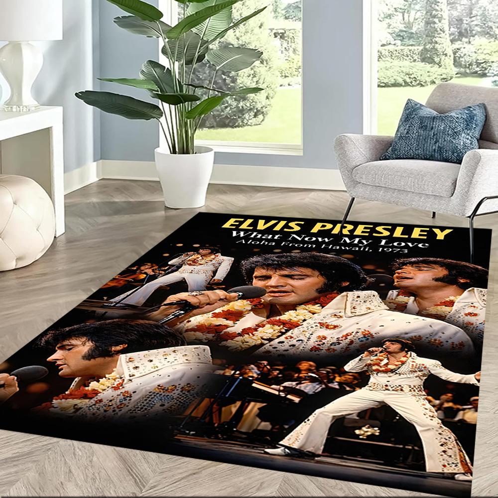 Elvis Area Rug Perfect For Playrooms Hallway Dining Room Foyer Antislip Rug Office Home Decor Spiritual Gift
