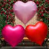 63 Inch Huge Balloons Heart-shaped Aluminum Foil Balloon Wedding Birthday Anniversary Engagement Valentine's Day Decor Balloon