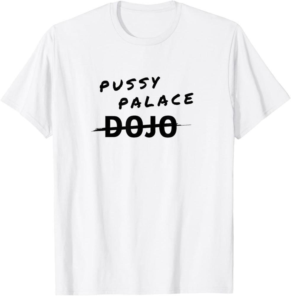 Зачеркнутый Дзё Пусси Палас - Забавная Умная Дизайнерская Футболка 3XL