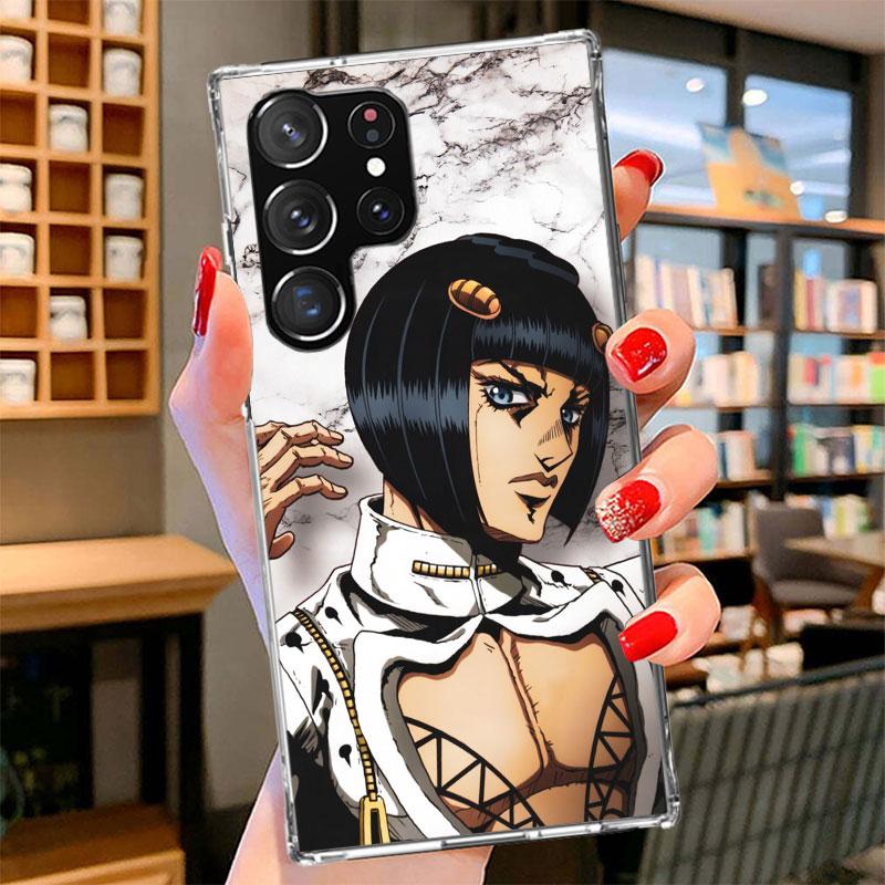 JoJo Adventure Bruno Buccellati Phone Case For Samsung Galaxy S26 S25 Edge S24 Ultra S23 S22 Plus S21 S20 FE Soft Fundas Shell G