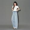 Women's Lyocell Cotton Blend Straight-Leg Denim Jeans