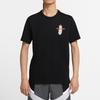 Nike T-Shirts Herren Schwarz Rundhals Mittlere Gerade Passform CW0435-010