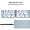 Foldable Bluetooth Keyboard & Silent Mouse Set for Huawei, iPads, Tablets