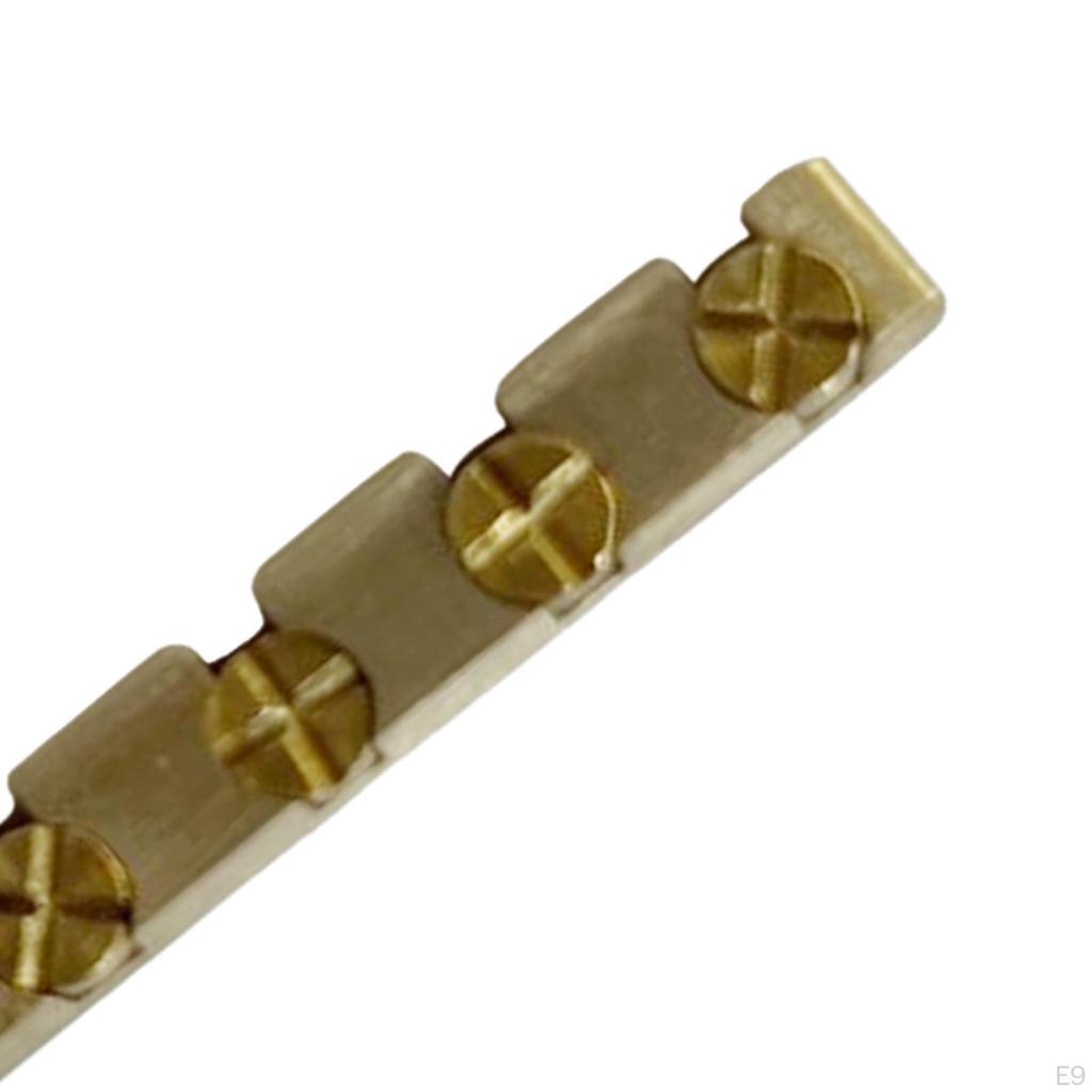 Adjustable Brass Guitar Nut for Electric Guitars - Enhance Your Sound