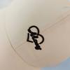 Breathable Parent-child Cap Solid Color Visor Cap Heart Embroidered Baseball Hat  For Women Kids