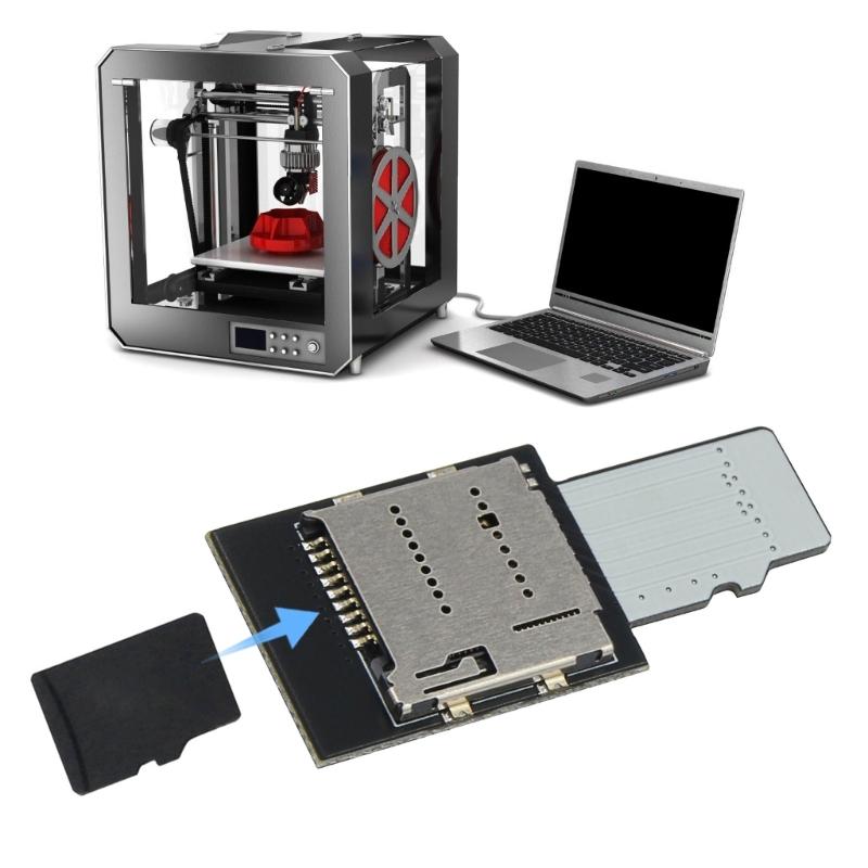 Sicherer TF-Karten-Schutzadapter für mehrere 3D-Druckermodelle Verhindert Datenverlust
