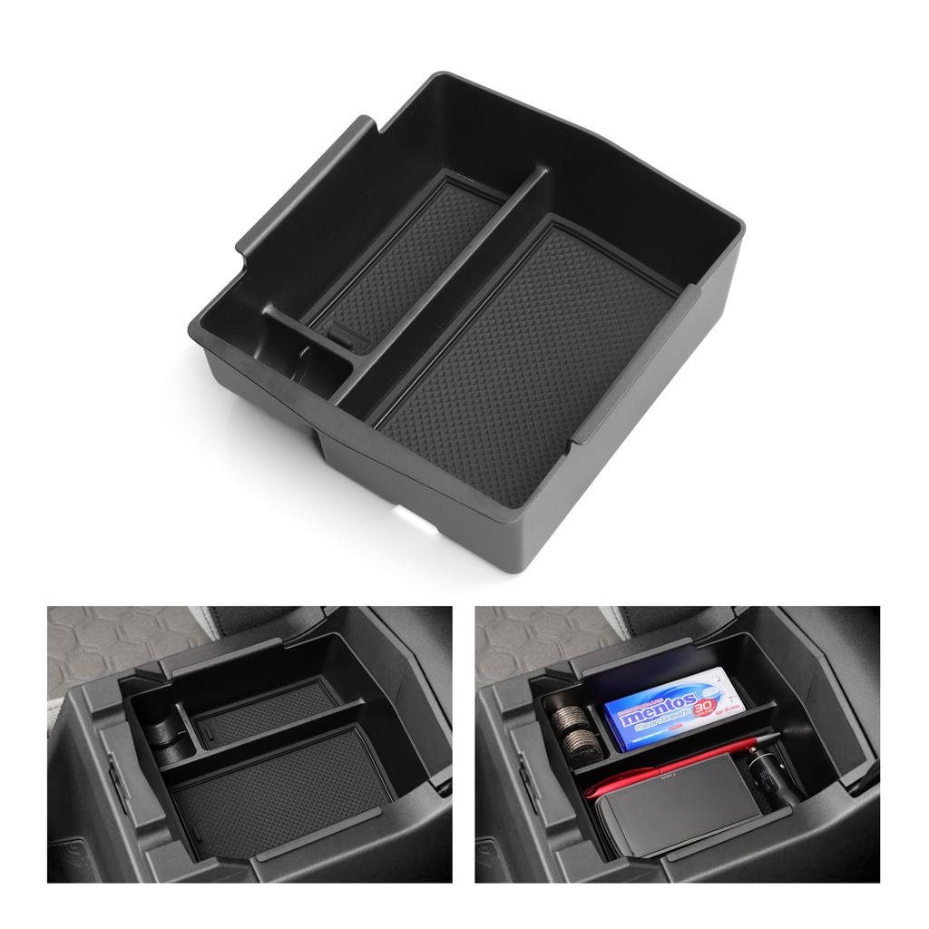 For Subaru Forester 2025 Center Console Armrest Storage Box Car Tray Organizers Accessories Tidying Black