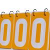 Competition Scoreboard with Flip Number Display, Tabletop Score Keeper for Volleyball Events
