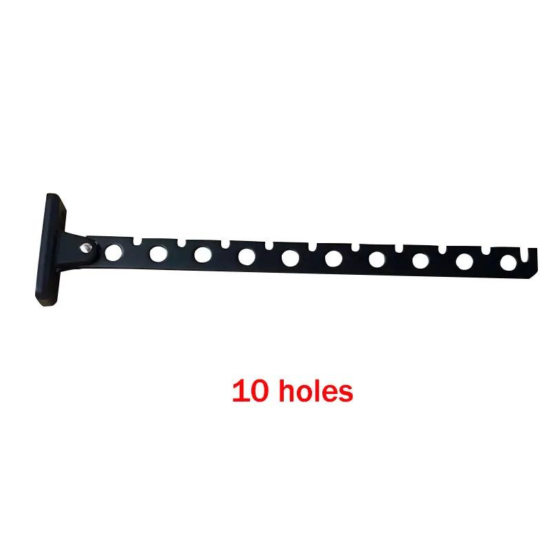 6/8/10 Löcher Edelstahl Kleiderständer Haken Faltbare Kleiderstange Mehrzweck Kleiderständer zum Trocknen für Schrankaufbewahrung