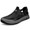 Fashion Men's Leather Sandals Summer Male Shoes Beach Sandals Comfortable Outdoor Casual Sneakers