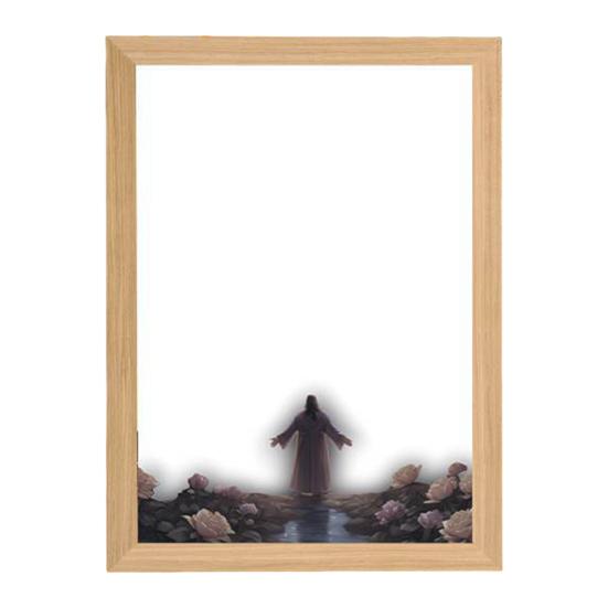 

Светодиодный ночник с изображением Иисуса, регулируемая цветовая температура, декоративный, с подсветкой, 4D LED