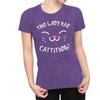 1Tee Womens This Lady Has Cattitude Cat T-Shirt