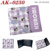 Sanrio Anime Wallet Cinnamoroll Kitty Melody Kuromi PU Leather Snap Closure