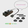 Power MOC Building Block Accessories: Compatible Lego Train Motor, Track, Pulley, Base Plate, and Lithium Battery Set