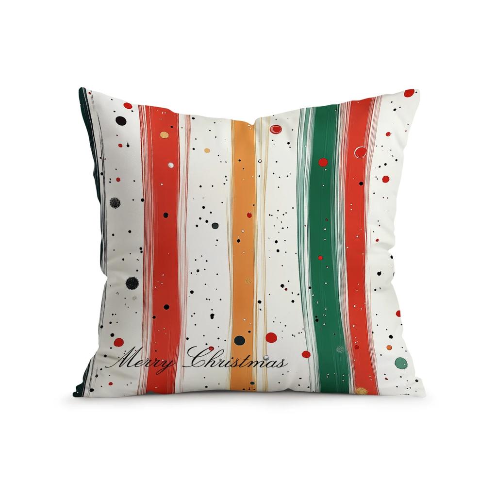 Christmas Tree Pillowcase Cushion 100% Polyester 45X45Cm Throw Pillow Cover Sofa Chair Bed Cushion Cover Pillowslip Home Decor