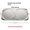 1Pcs Sun Protection Cover Foldable Thicken Front Window Uv Refletive Sunshade Curtain Car Windshield Sun Shade Cover