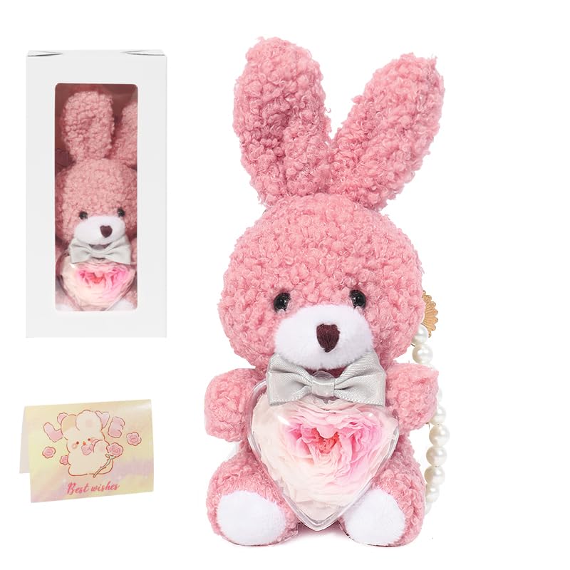 

Preserved Flowers, Stuffed Animal and Rose Gift, Perfect for Celebrations, Anniversaries, Birthdays, Mother s Day, Valentine s Day, and More. Perfect