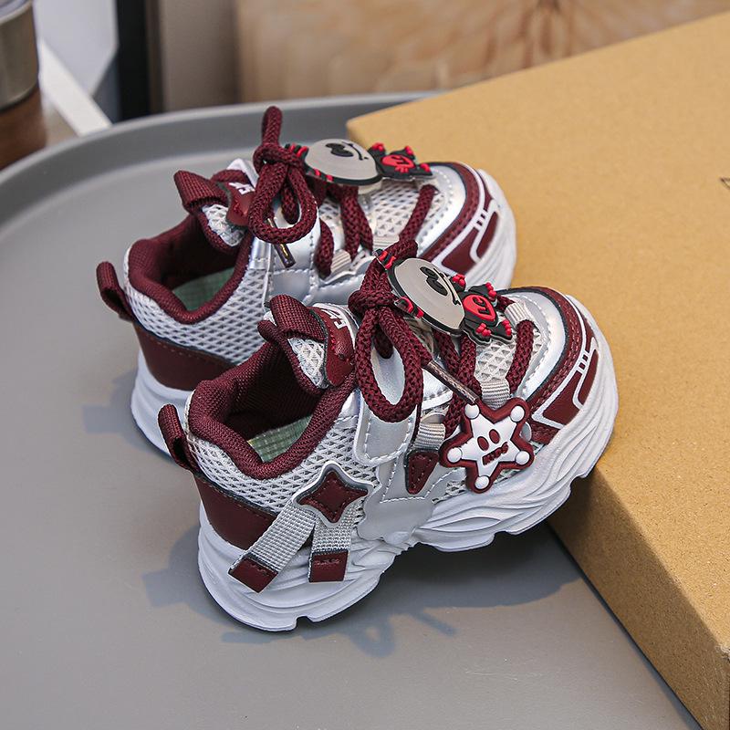 2025 Toddler Sneakers: Spring/Autumn Non-Slip, Soft Sole, Mesh Shoes for Boys & Girls