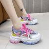 Women's Summer 2025 New Breathable Running and Sports Shoes Versatile Thick Sole Casual Tennis Shoes