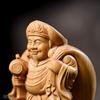 Hanro Art Carving Buddha One of the Seven Lucky Brings Good Fortune H x W x 3cm Promotes Business Illness and Good and Protection from Evil Statue,