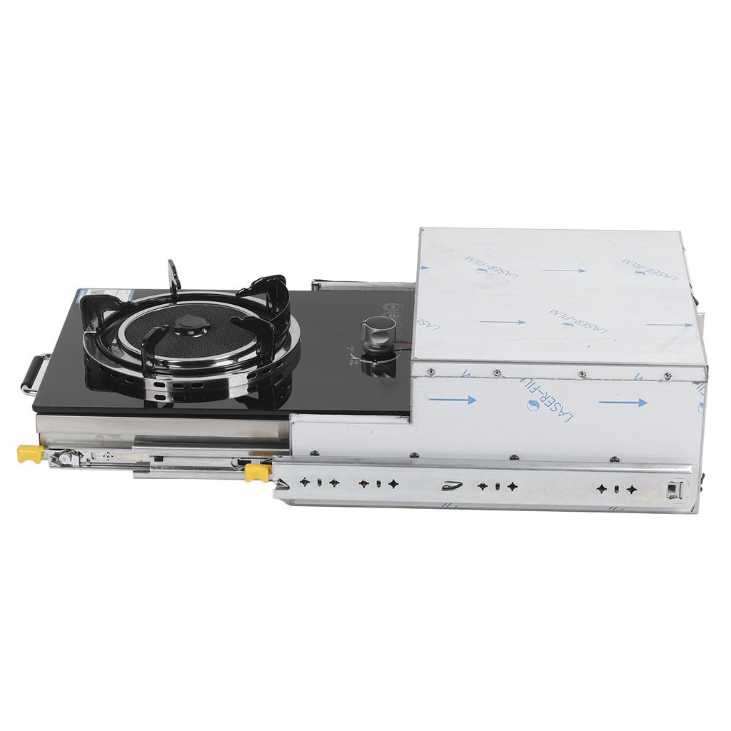 RV Burner Cooking Gas Stove Stretchable Outdoor Small Cooktop High Hardness Stainless Steel for RV C