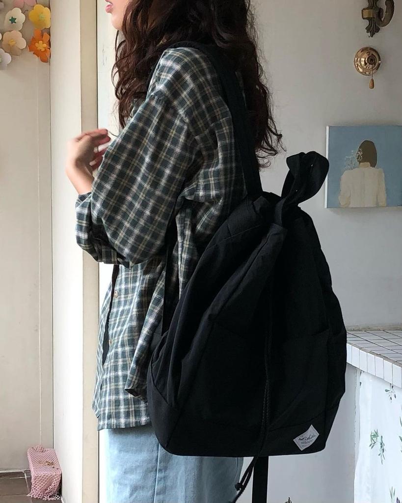 Ithinkso String Bucket Backpack