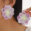New Summer Phalaenopsis Pearl Flower Stud Earrings Pastoral Fresh Vacation Style Photo Atmosphere Ear Jewelry For Women